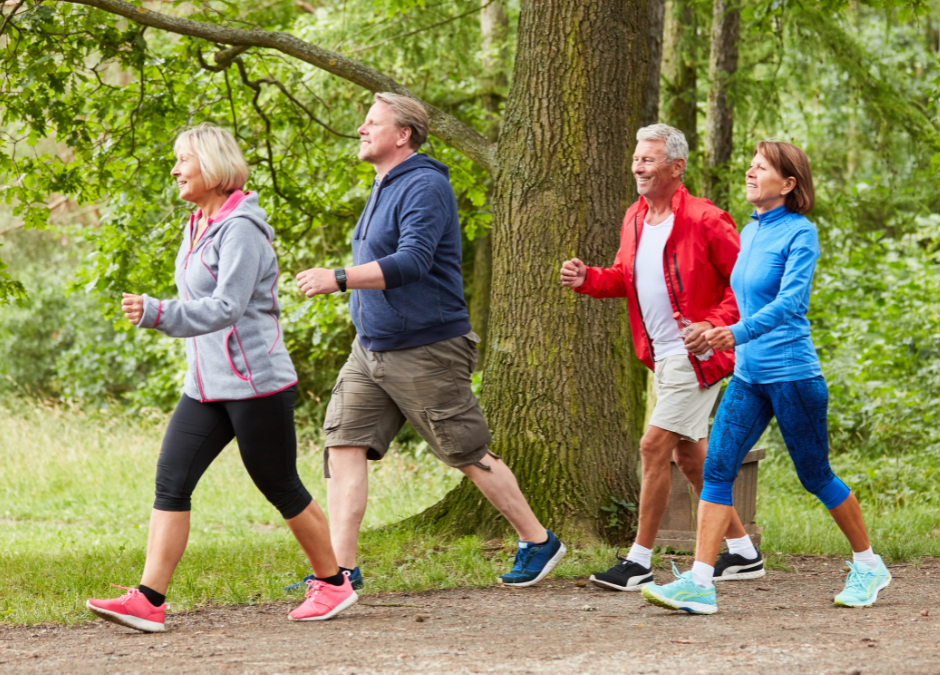 people doing exercise