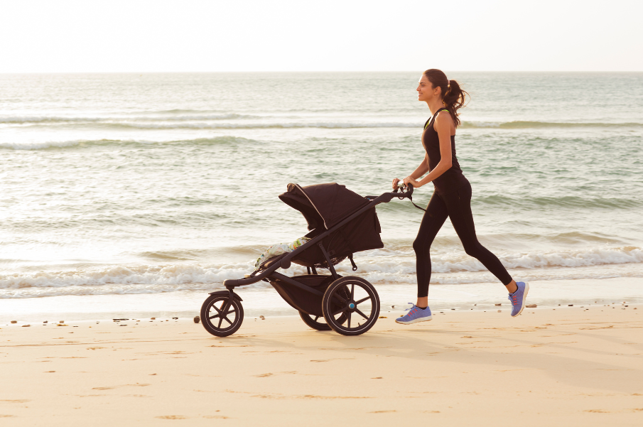Woman returning to running after baby in Wellington, pelvic health physiotherapy support